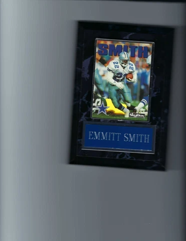 EMMITT SMITH PLAQUE DALLAS COWBOYS FOOTBALL NFL   BC Cover