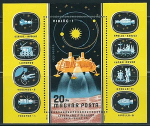 Ungarn - Weltraumforschung Block 121 postfrisch 1976 Mi. 3155 - Bild 1 von 1