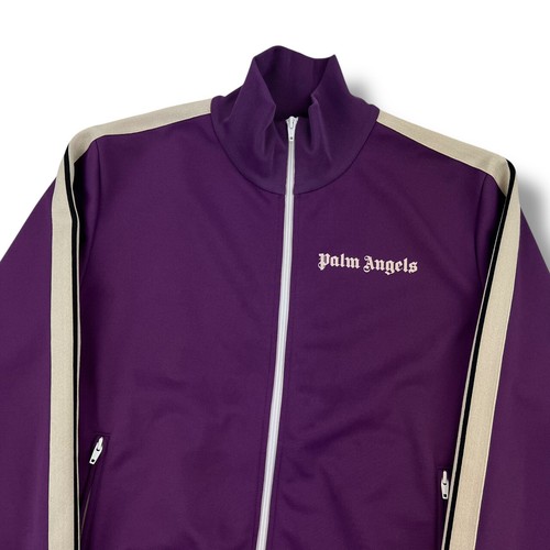 Giacca da pista Palm Angels viola scuro