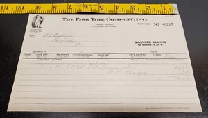 May 18, 1927 The Fisk Tire Company Inc. Invoice-baby with tire - Picture 1 of 4