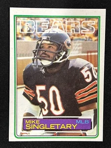 1983 Topps #38 Mike Singletary RC Bears HOF Rookie EX - Foto 1 di 4