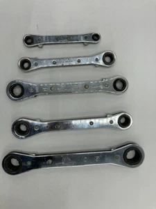 Blue Point RBYA605 5pc 25° Offset Ratcheting Box Wrench Set (EL1092125) - Picture 1 of 8