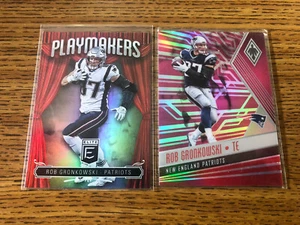 ROB GRONKOWSKI - 2017 Phoenix PINK /199 & 2019 Elite Playmakers - Picture 1 of 1