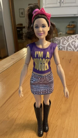 WWE Superstars Bayley Fashion Doll Action Figure 12" Articulated w/ Clothes Cover