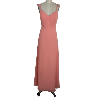 Azazie Dress Coral Size 8A Party Fairy Wedding Bridesmaid "Flawed" NWT - Image 1 of 4