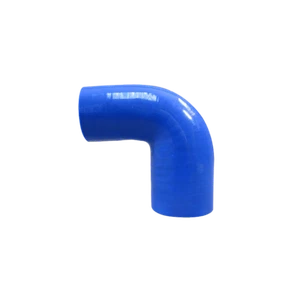 Acoplador de manguera de silicona de 90 grados de 2,25"-1,875" codo azul para tubo intercooler turbo - Imagen 1 de 1