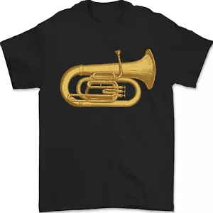 Bombardino Latón Instrumento Musical Hombre Camiseta 100% Algodón - Imagen 1 de 14