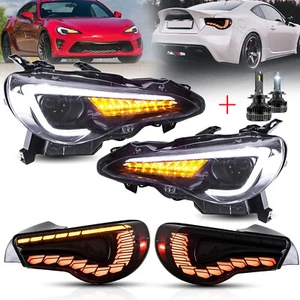 VLAND LED Headlights+Tail Lights+Bulbs Kits For 2012-2020 Toyota GT86 Subaru BRZ - Picture 1 of 20