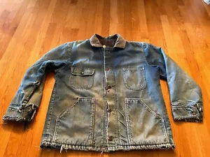 WearGuard Denim Jacket L/XL Field Barn Chore Blanket Lined Corduroy Thrashed (A) - Picture 1 of 12