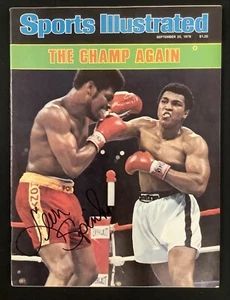 Leon Spinks Signed Sports Illustrated 9/25/78 NoLabl Boxing Auto MuhammadAli JSA - Picture 1 of 5