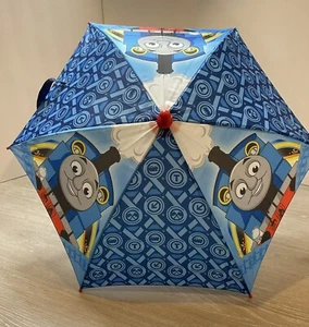 Thomas & Friends Kids Umbrella Blue Steam Team Thomas Train Engines - Picture 1 of 4