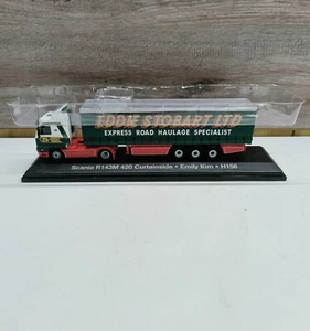 Eddie Stobart Scania R143M 420 Curtainside Emily Kim H156 Model Atlas Editions - Picture 1 of 10