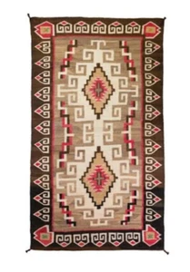 Handwoven Navajo Kilim Rug Western Design Size 6x9 Free Shipping - Picture 1 of 1