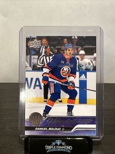 Samuel Bolduc 2023-24 Upper Deck Series 1 Young Guns Clear Cut Parallel #209 RC