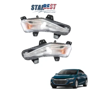 Luces antiniebla LED diurnas derecha izquierda para Chevy Malibu 19-22 transparentes - Imagen 1 de 12