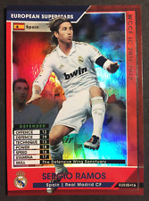 2011-12 Panini WCCF Euro Superstars EUS Sergio Ramos Real Madrid refractor card 