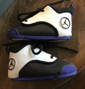 RARA 1991 Air Jordan bambino neonato 3 sneakers scarpe tennis pelle ORIG BOX ragazzo - Foto 1 di 16