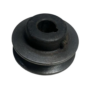 Vintage Maschine 1/2 Keilriemenscheibe 5/8 Bohrung Verbindung Bandsäge 2 5/16 Durchmesser Guss - Bild 1 von 7