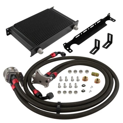 Kit de enfriador de aceite de 25 filas para Nissan Silvia S13 S14 S15 SR20DE 180SX 200SX SR20DET Foto 1 de 4