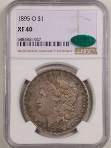 1895-O $1 Morgan Silver Dollar XF40 NGC 6484861-027 CAC - Picture 1 of 2