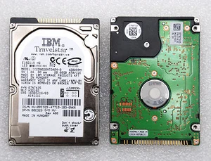 20 GB 2,5" 6,35cm FESTPLATTE IBM TRAVELSTAR IC25N020ATDA04-0 4200u/m HDD  #F104 - Afbeelding 1 van 1