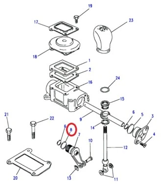 ( 1 )GENUINE LAND ROVER FRC5479 O-RING Lever Assy Bell Crank 86-06 RR, Def, Disc - Image 1 of 2