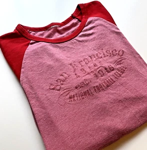 NFL San Francisco 49ers - Raglan 3/4 Sleeve Shirt - XS Womens - NFL Football - Picture 1 of 8