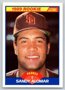 1989 Score #630 Sandy Alomar Jr. Rookie RC Near Mint (NM) or Better - Picture 1 of 2