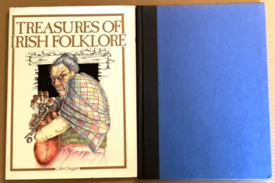 VG 1983 HC in DJ First Edition Treasures Irish Folklore Fairy Tales Colm Duggan - Image 1 of 4