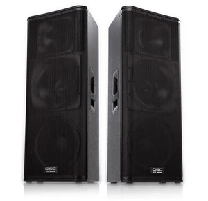 2x QSC KW153 Active DJ / Club 1000W Amplified Class-D 3-way PA Powered Speaker - Picture 1 of 10