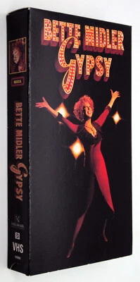 GYPSY Rose Lee VHS Bette Midler Cynthia Gibb Ed Asner Peter Riegert HALLMARK CC - Image 1 of 4