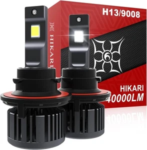 Hikari 2025 25000LM 9005 HB3 LED Bulbs, 45W Upgraded Core-12 LED, High Lumens... - Picture 1 of 6