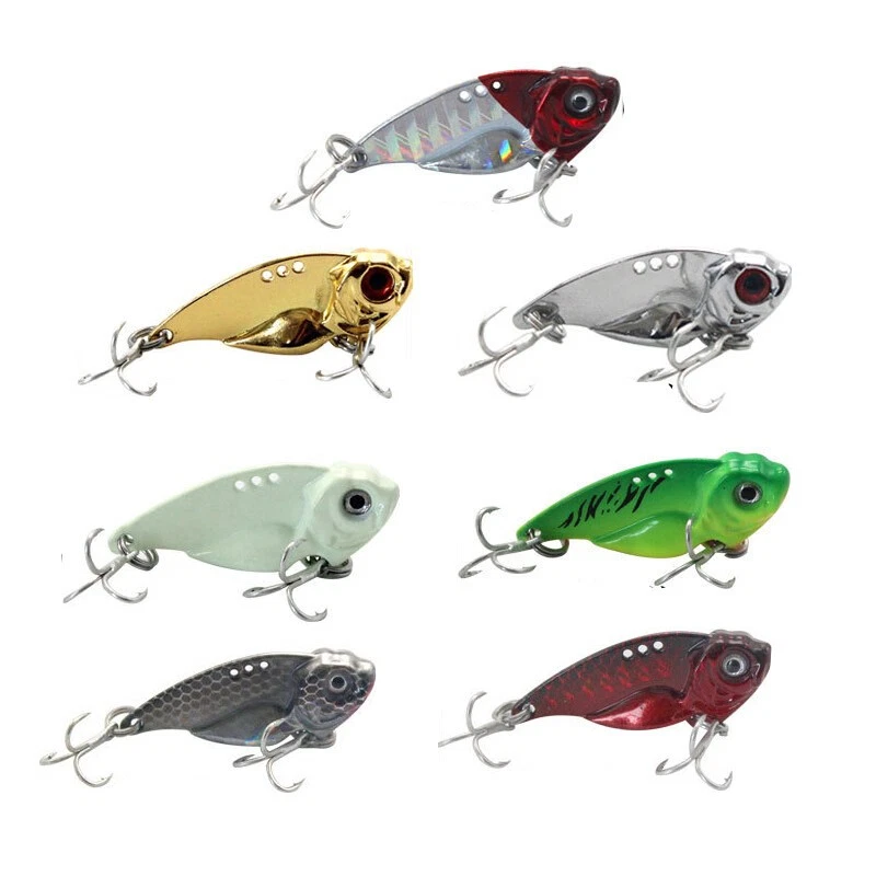 7 Stück Metal Vib Blade Köder 7-20G Sinking Vibration Bait Vibe Barsch... - Bild 1 von 4