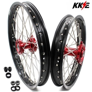 KKE 19/16 Dirt Bike Wheels Set for CR80R 1993-2002 CR85R 2003-2008 Kids Rims - Picture 1 of 12
