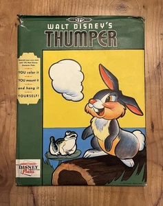 De colección 1942 Walt Disney Personaje Plaks THUMPER Mullins Mfg. Youngstown SIN USAR RARO - Imagen 1 de 7