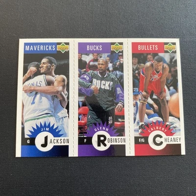 Mini tarjetas Cheaney Robinson Jackson 1996-97 Collector's Choice #M90 M47 M20 Foto 1 de 2