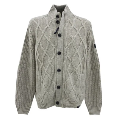  LERROS Herren dicke Outdoor Strickjacke mit Wolle sandbeige 33278 - Bild 1 von 2