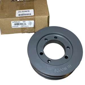 Puleggia per cintura a V a 2 scanalature diametro passo 4,8" per boccola SDS, TB Woods 482B, NUOVO - Foto 1 di 10