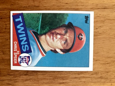 1985 Topps Chris Speier Ungraded Card - Image 1 of 2