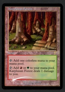 ***FOIL Karplusan Forest*** MTG 7th Edition Magic Kid Icarus - Picture 1 of 2