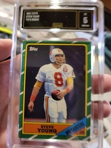 1986 topps steve young 374 Rookie - Picture 1 of 4