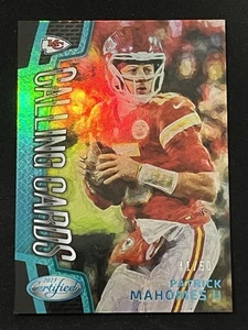 2023 Certified Calling Card Patrick Mahomes #'d 41/50 Kansas City Chiefs - Bild 1 von 3