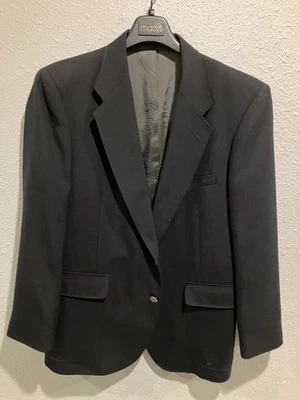 42 Short Barrington Hombre’s Traje Negro Chaqueta Blazer Abrigo Deportivo Botón Plateado  Foto 1 de 4