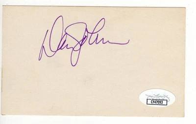 Davey Johnson Signed Autographed 3X5 Index Card Orioles Mets JSA CF47093 - Image 1 of 2