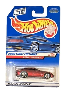 Hot Wheels Mattel Wheels 2000 First Editions Dodge Charger R/T - Red - ©1999 New - Picture 1 of 4
