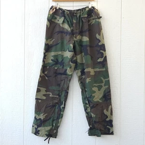 ORC Army Camo Rain Pants M Waterproof Military Trousers Gorpcore Outdoors EUC - Foto 1 di 8