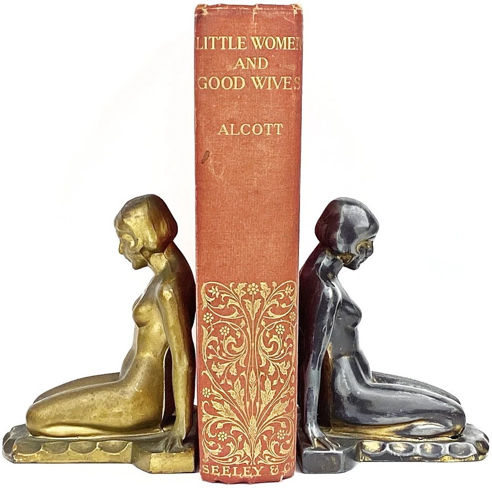 LITTLE WOMEN Victorian Romance H M BROCK book LOUISA MAY ALCOTT us Civil War - Image 1 of 4