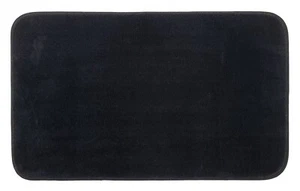 Gözze Badematte Badvorleger Badteppich Badläufer Mikrofaser schwarz 70 x 120 cm - Bild 1 von 3