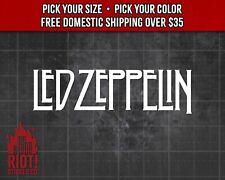 Led Zeppelin Decal for Car Band Logo Sticker for Laptop Classic Rock