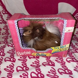 Muñeca Barbie Pet Collie Dog I Bark Like Magic 1995 Mattel #14234 - Imagen 1 de 9